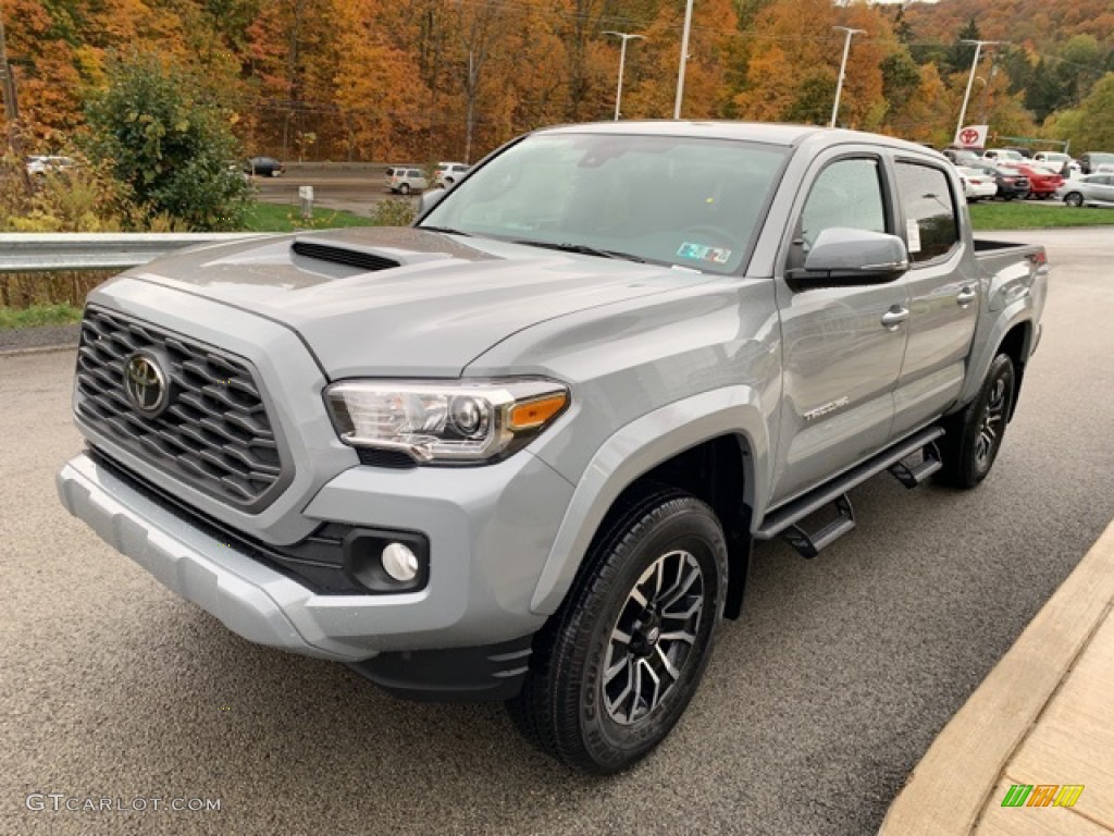 2020 Tacoma TRD Sport Double Cab 4x4 - Cement / TRD Cement/Black photo #3