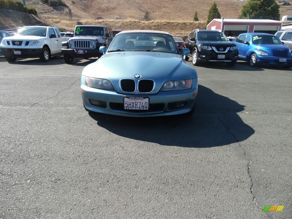 1997 Z3 1.9 Roadster - Atlanta Blue Metallic / Beige photo #3