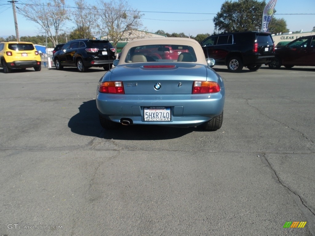 1997 Z3 1.9 Roadster - Atlanta Blue Metallic / Beige photo #4