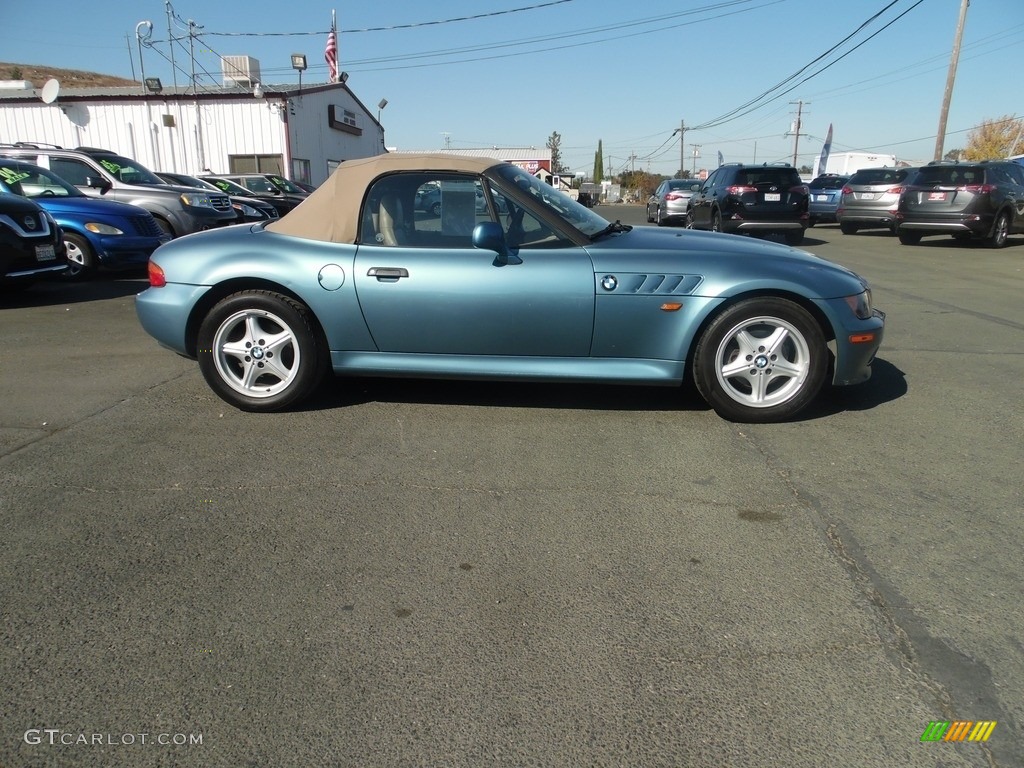 1997 Z3 1.9 Roadster - Atlanta Blue Metallic / Beige photo #5