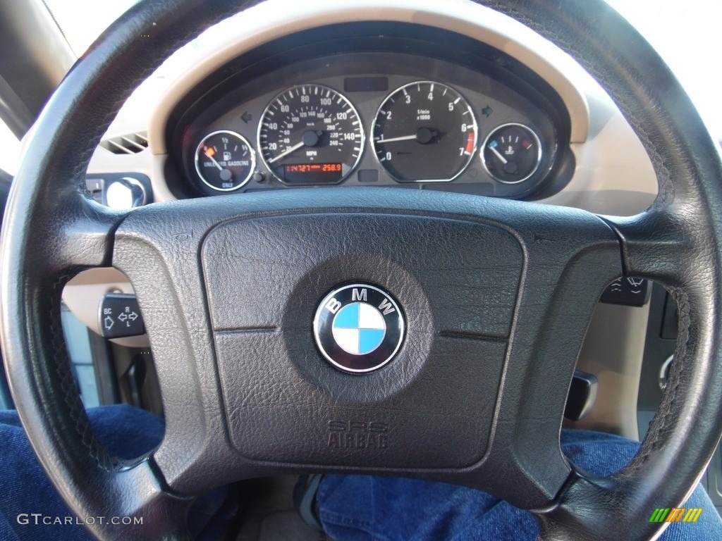 1997 Z3 1.9 Roadster - Atlanta Blue Metallic / Beige photo #9