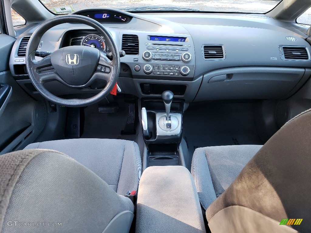 2008 Civic LX Sedan - Nighthawk Black Pearl / Ivory photo #7