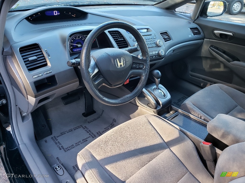2008 Civic LX Sedan - Nighthawk Black Pearl / Ivory photo #21