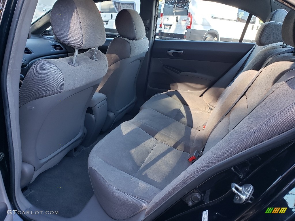 2008 Civic LX Sedan - Nighthawk Black Pearl / Ivory photo #22
