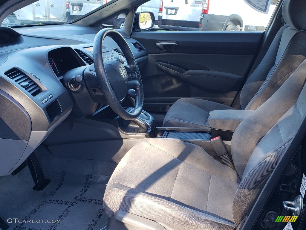 2008 Civic LX Sedan - Nighthawk Black Pearl / Ivory photo #24