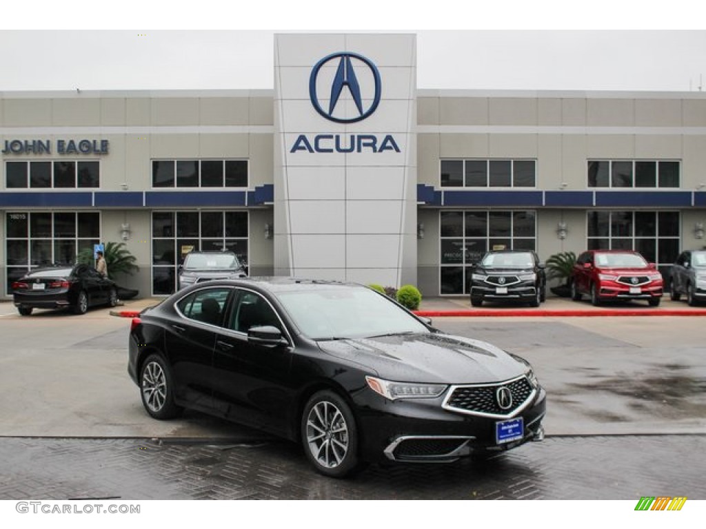 2020 TLX V6 SH-AWD Sedan - Majestic Black Pearl / Ebony photo #1