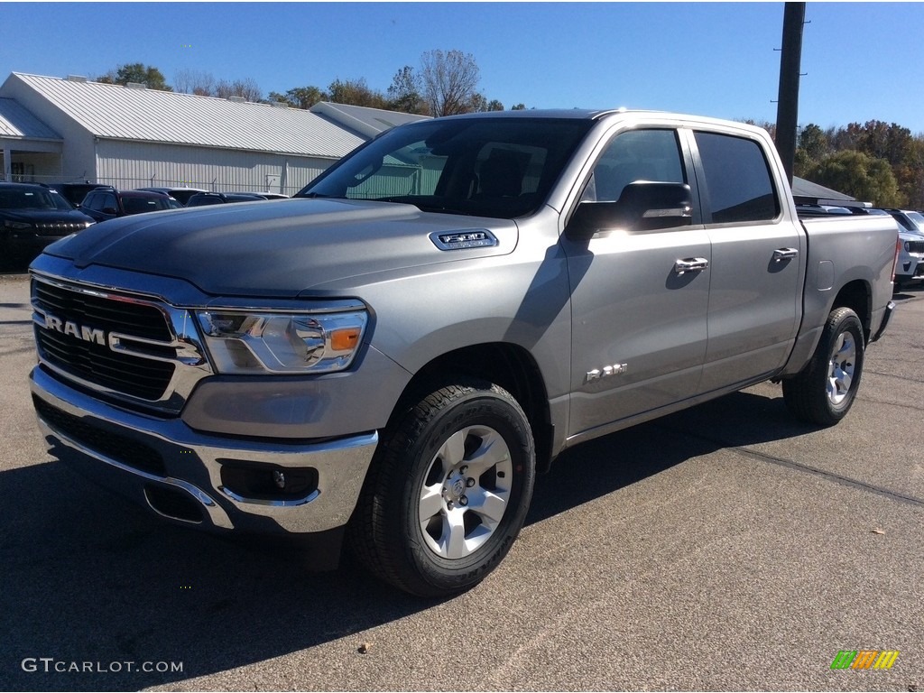 2020 1500 Big Horn Crew Cab 4x4 - Billet Silver Metallic / Black/Diesel Gray photo #5