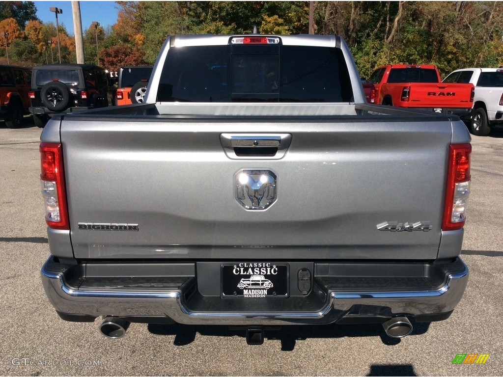 2020 1500 Big Horn Crew Cab 4x4 - Billet Silver Metallic / Black/Diesel Gray photo #8