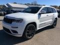 2020 Bright White Jeep Grand Cherokee Overland 4x4  photo #5