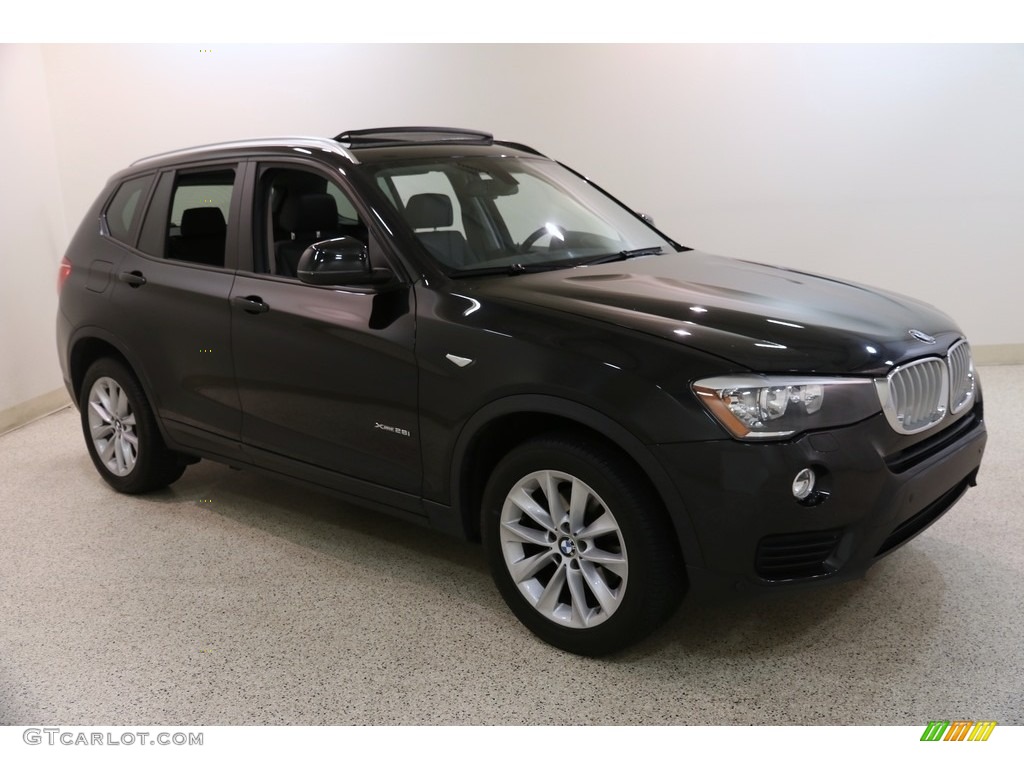 2015 X3 xDrive28i - Black Sapphire Metallic / Black photo #1