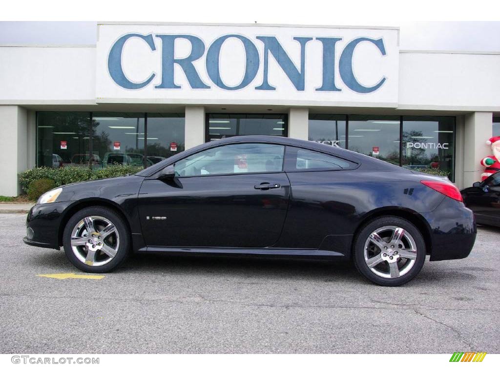 2009 G6 GXP Coupe - Carbon Black Metallic / Ebony photo #1