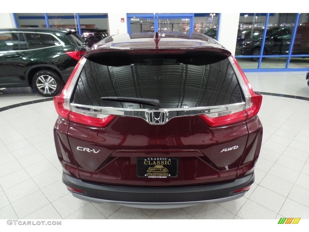 2019 CR-V EX-L AWD - Basque Red Pearl II / Gray photo #4