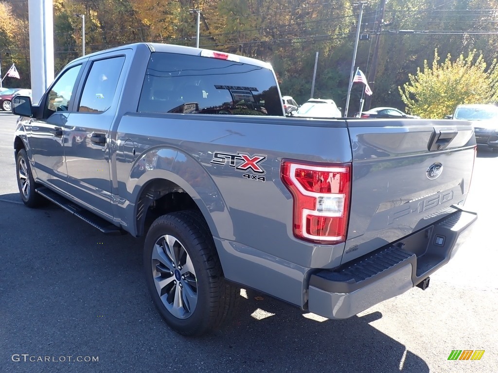 2019 F150 XL SuperCrew 4x4 - Agate Black / Earth Gray photo #6