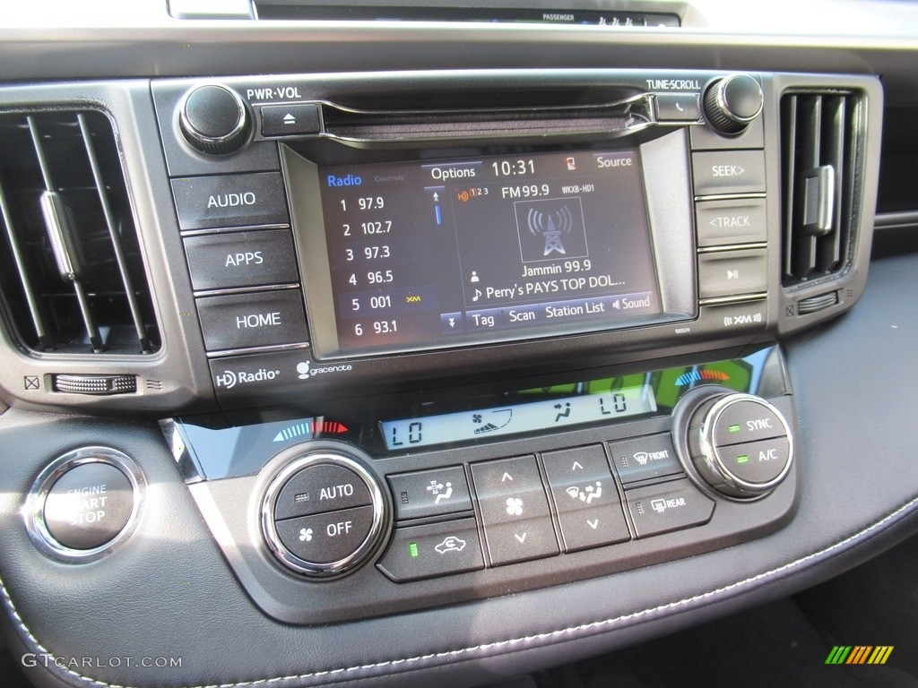 2018 RAV4 XLE - Electric Storm Blue / Black photo #17