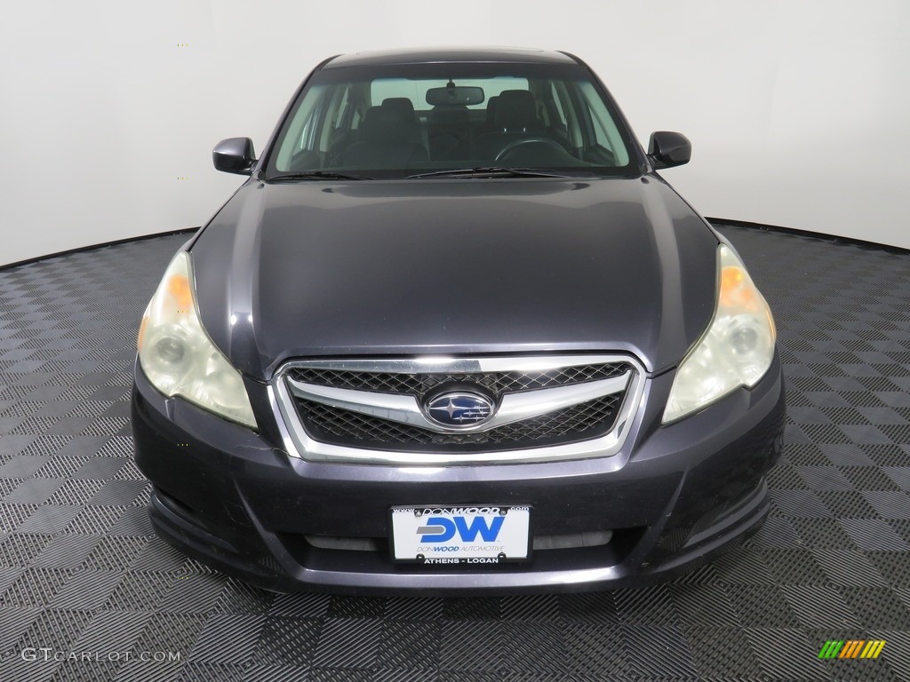2011 Legacy 2.5i Premium - Graphite Gray Metallic / Off-Black photo #5