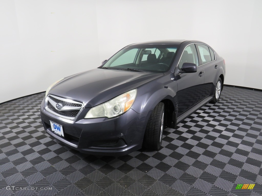 2011 Legacy 2.5i Premium - Graphite Gray Metallic / Off-Black photo #8