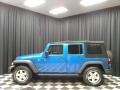 Hydro Blue Pearl 2016 Jeep Wrangler Unlimited Sport 4x4