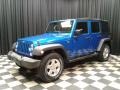 Hydro Blue Pearl - Wrangler Unlimited Sport 4x4 Photo No. 2