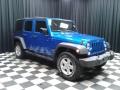 Hydro Blue Pearl - Wrangler Unlimited Sport 4x4 Photo No. 4