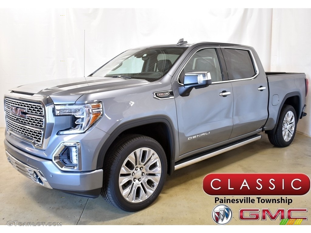 2020 Sierra 1500 Denali Crew Cab 4WD - Satin Steel Metallic / Jet Black photo #1