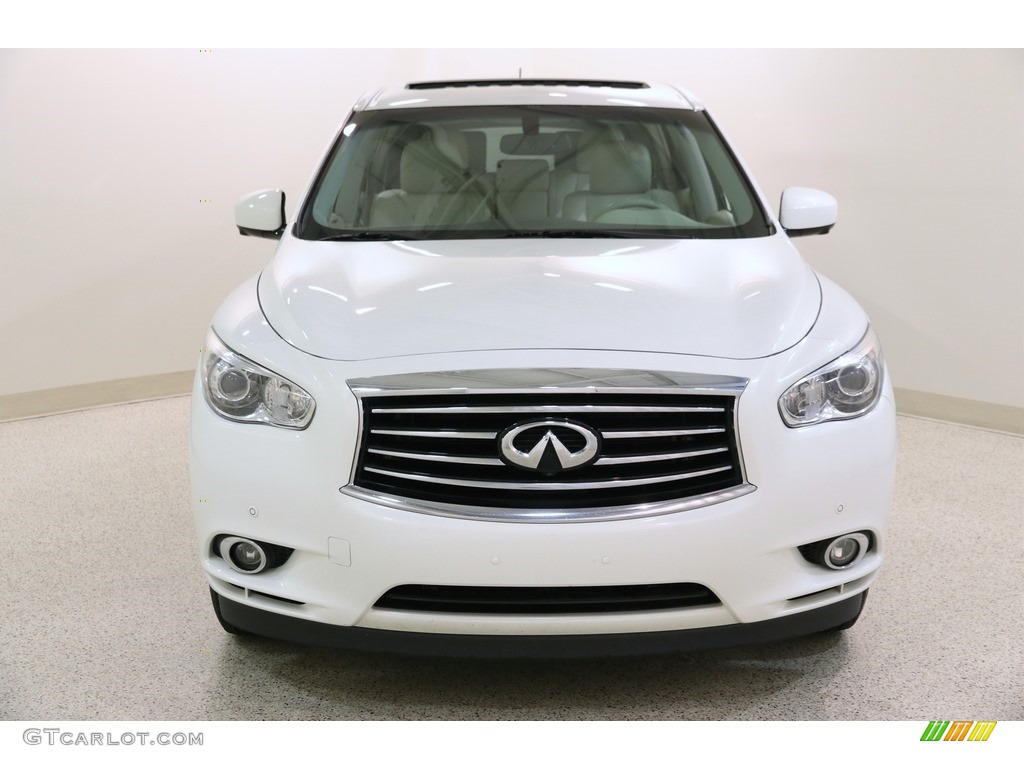 2013 JX 35 AWD - Moonlight White / Wheat photo #2