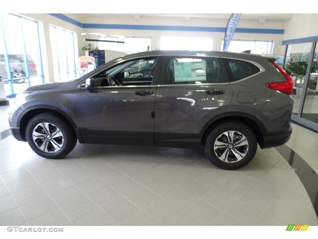 2019 CR-V LX AWD - Modern Steel Metallic / Black photo #8