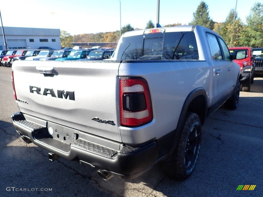 2020 1500 Rebel Crew Cab 4x4 - Billet Silver Metallic / Black photo #6