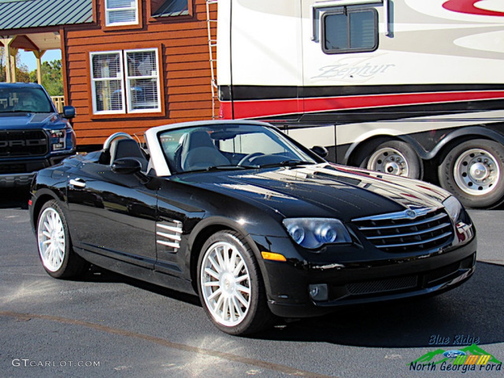 2005 Crossfire Limited Roadster - Black / Dark Slate Grey/Cedar photo #7