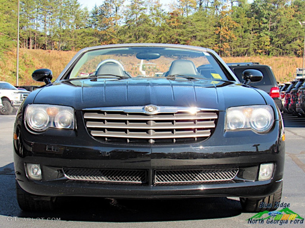 2005 Crossfire Limited Roadster - Black / Dark Slate Grey/Cedar photo #8