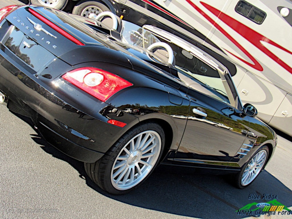 2005 Crossfire Limited Roadster - Black / Dark Slate Grey/Cedar photo #29
