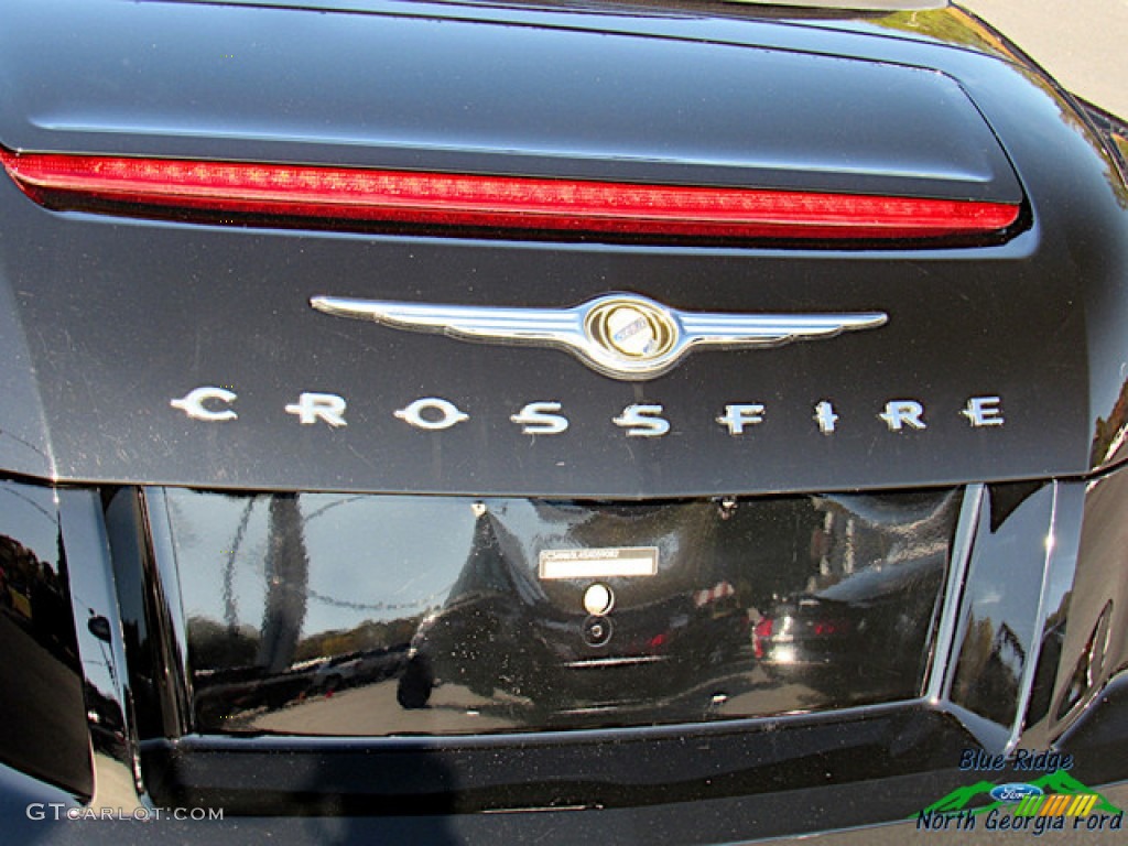 2005 Crossfire Limited Roadster - Black / Dark Slate Grey/Cedar photo #32