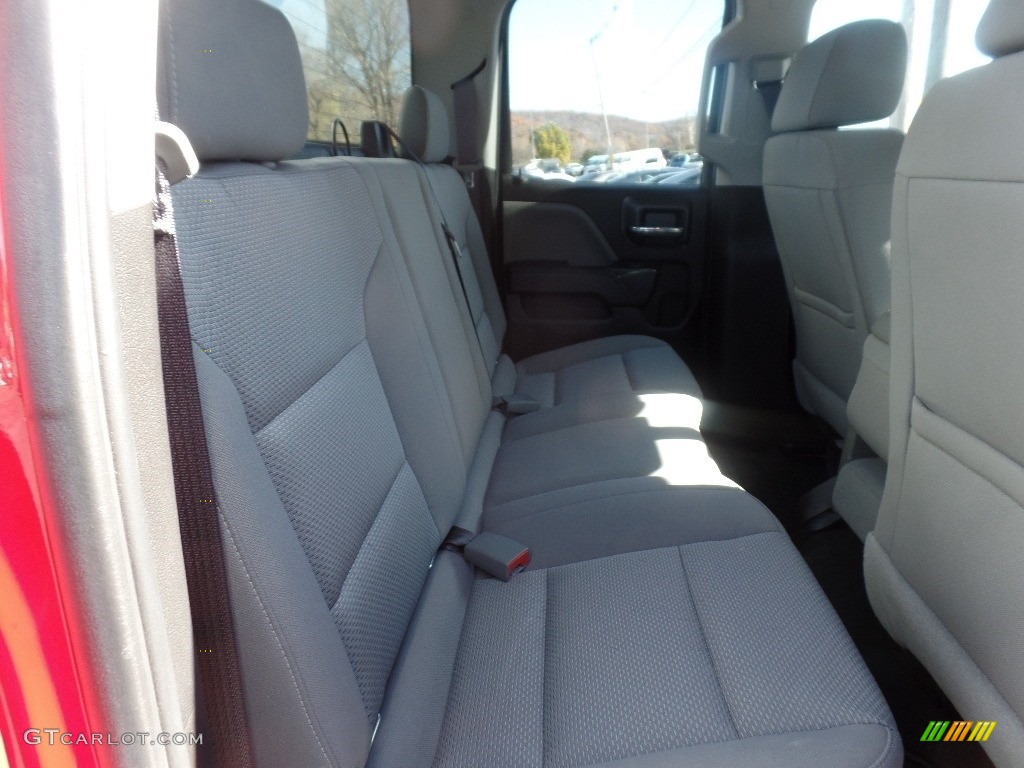 2017 Silverado 1500 Custom Double Cab 4x4 - Red Hot / Dark Ash/Jet Black photo #14