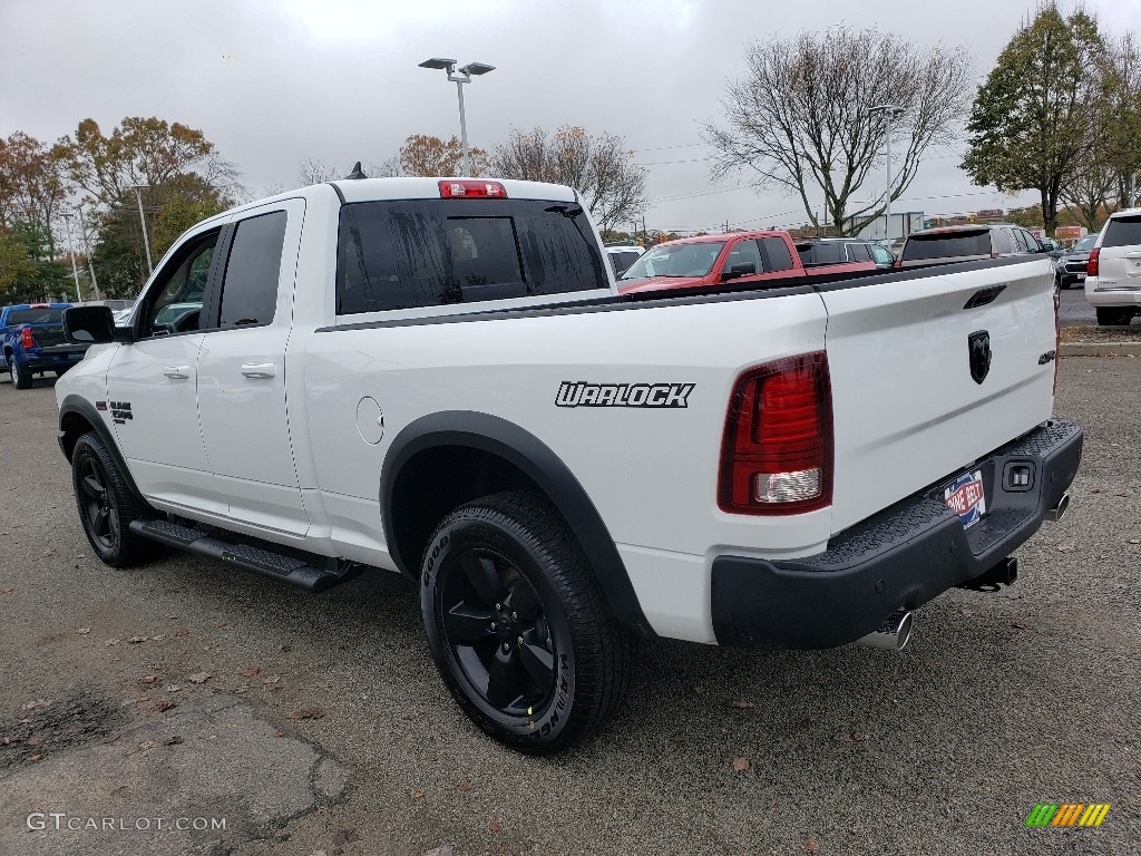 2019 1500 Classic Warlock Quad Cab 4x4 - Bright White / Black photo #4