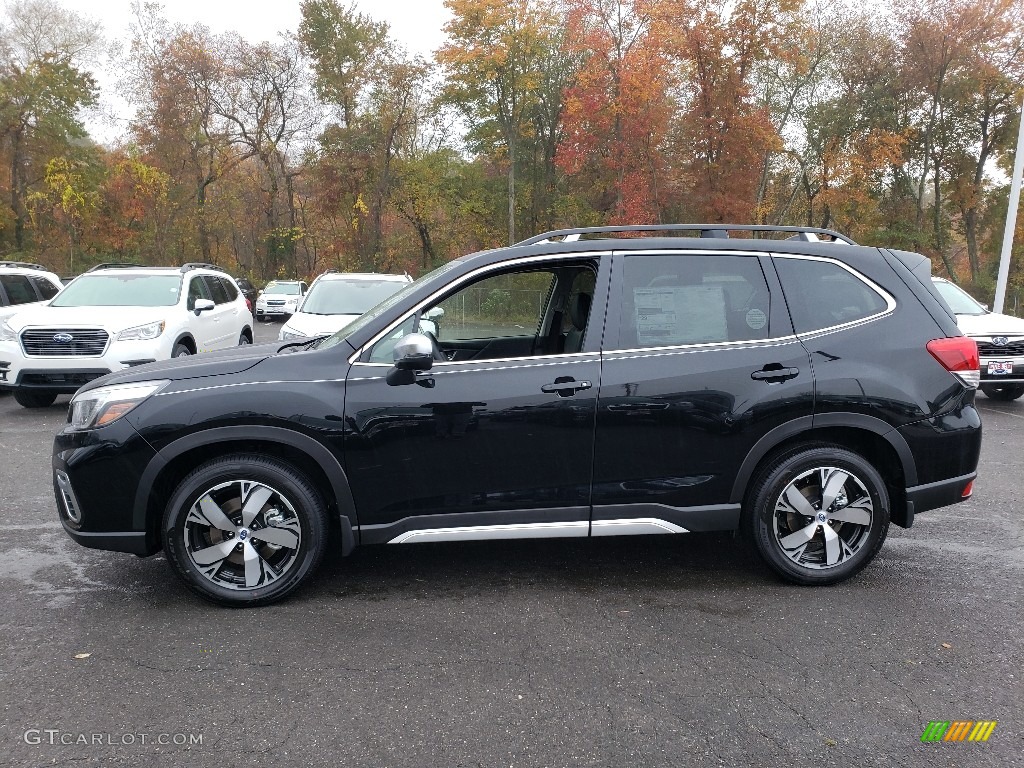 Crystal Black Silica 2020 Subaru Forester 2.5i Touring Exterior Photo #135830948