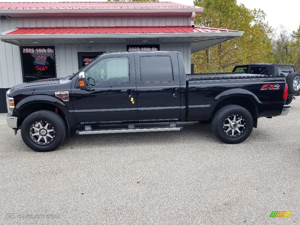 2010 F250 Super Duty Lariat Crew Cab 4x4 - Black / Ebony photo #36