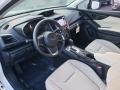 Ivory 2020 Subaru Impreza Premium Sedan Interior Color