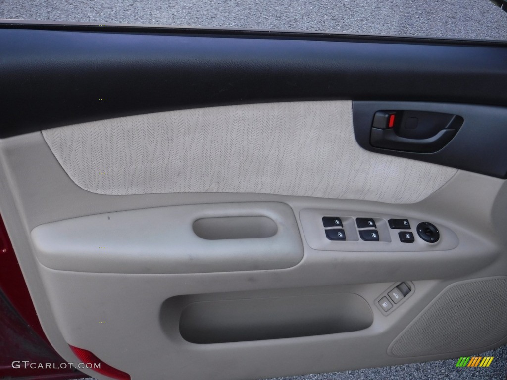 2009 Optima LX - Ruby Red / Beige photo #11