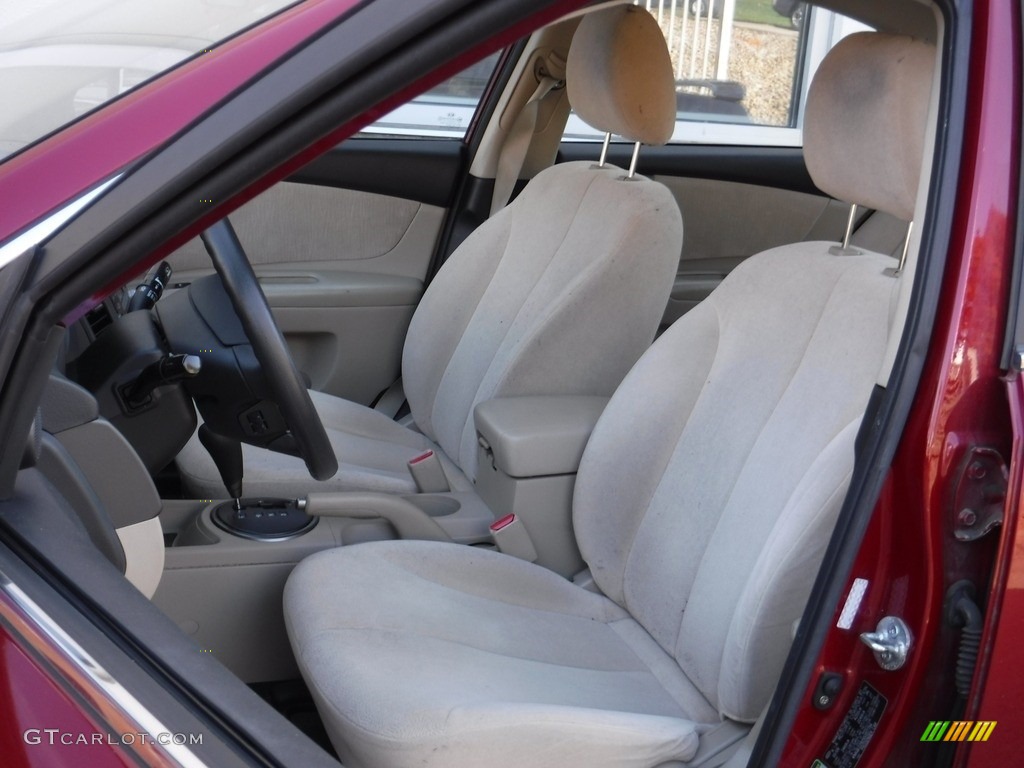 2009 Optima LX - Ruby Red / Beige photo #12