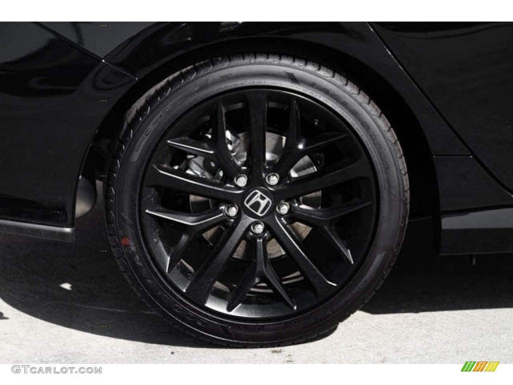 2020 Civic Si Sedan - Crystal Black Pearl / Black photo #12