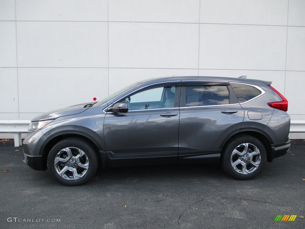 2017 CR-V EX-L AWD - Modern Steel Metallic / Gray photo #2