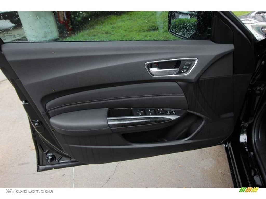 2020 Acura TLX V6 Sedan Ebony Door Panel Photo #135838850