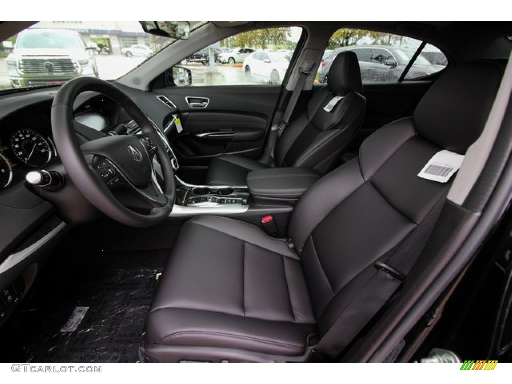 Ebony Interior 2020 Acura TLX V6 Sedan Photo #135838862