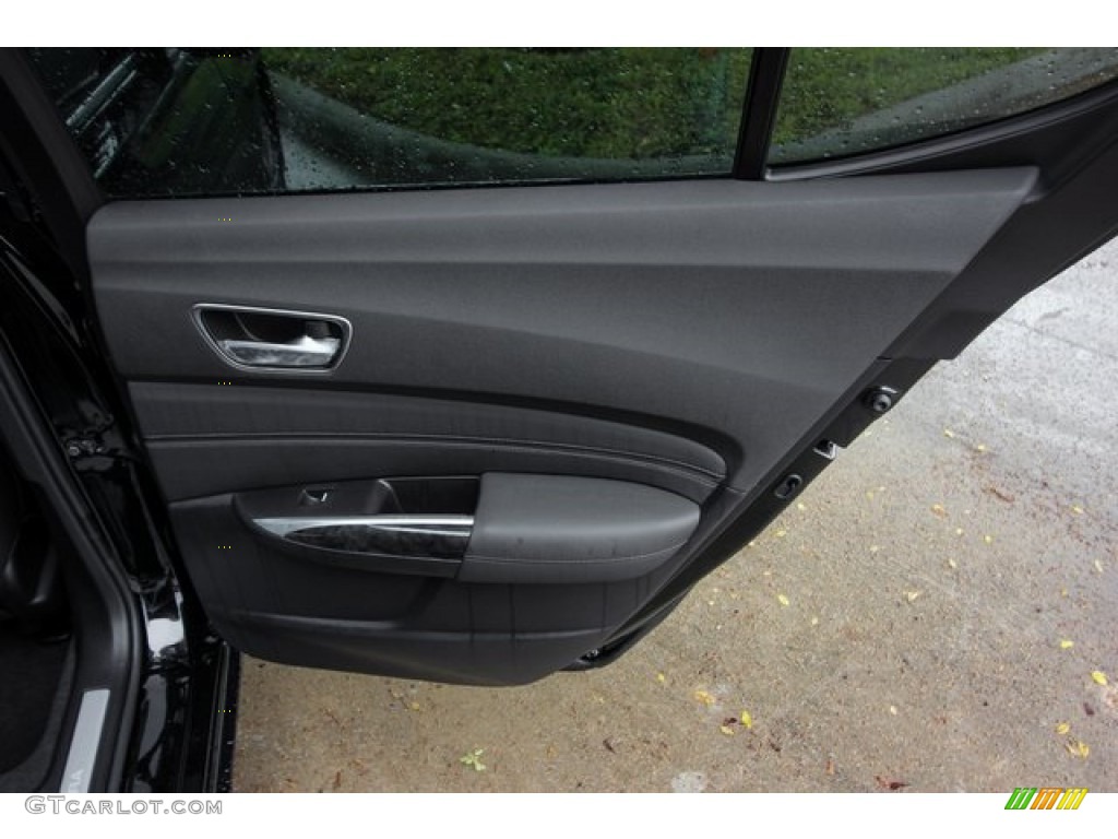 2020 Acura TLX V6 Sedan Ebony Door Panel Photo #135838931