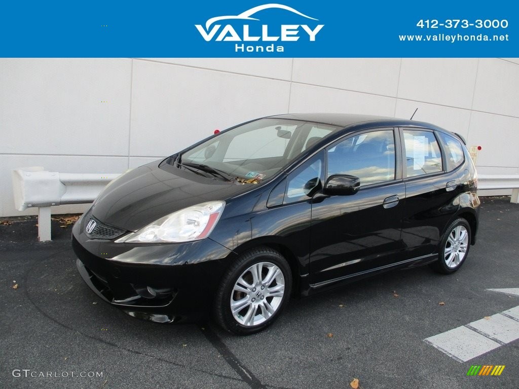 Crystal Black Pearl Honda Fit