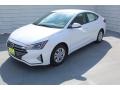 2020 Quartz White Pearl Hyundai Elantra SE  photo #4