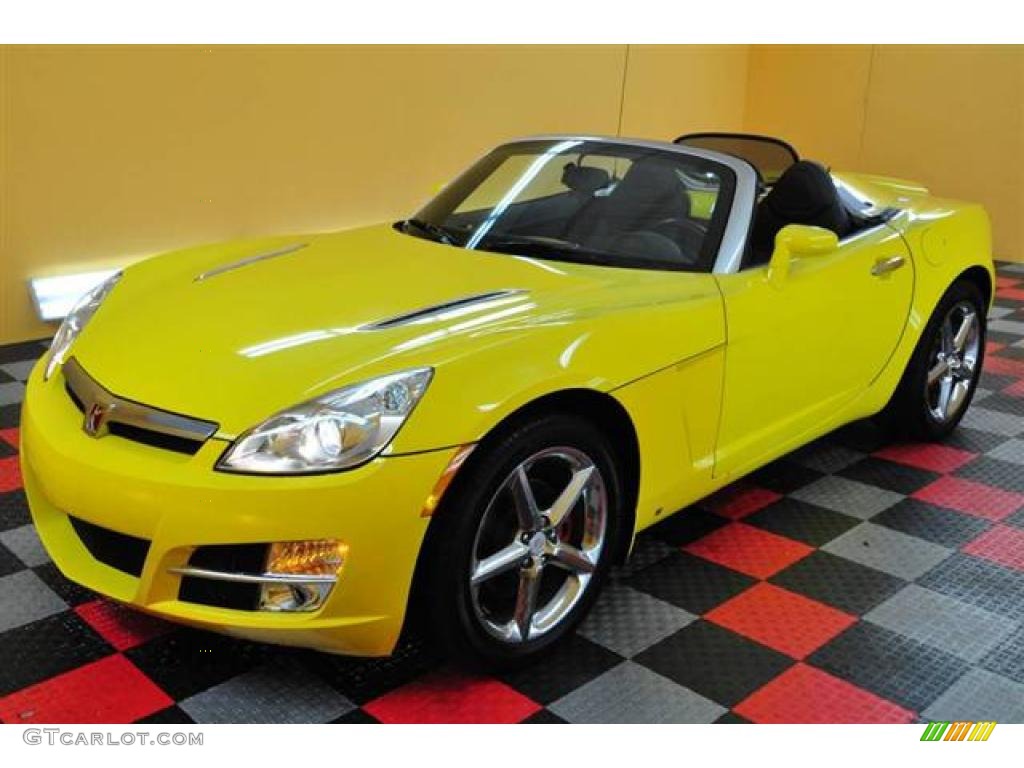 2007 Sky Roadster - Sunburst Yellow / Black photo #7