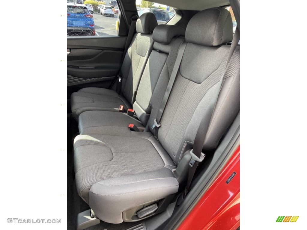 Black Interior 2020 Hyundai Santa Fe SE AWD Photo #135841817