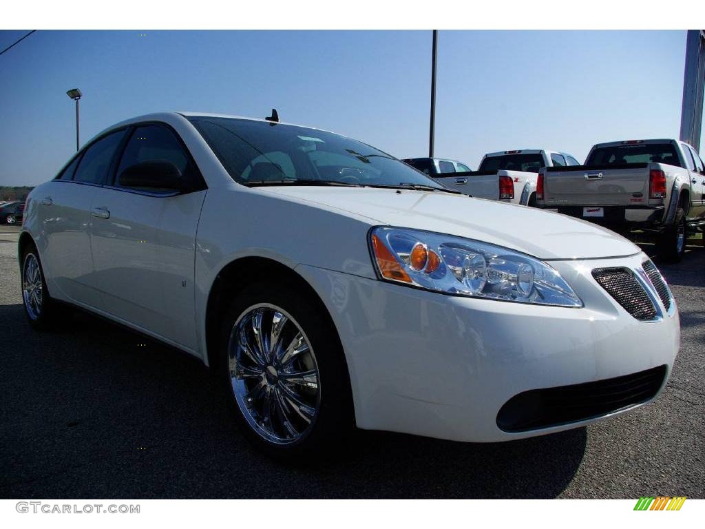 2009 G6 Sedan - Summit White / Light Taupe photo #4