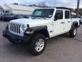 2020 Bright White Jeep Gladiator Sport 4x4  photo #5