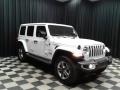 2020 Bright White Jeep Wrangler Unlimited Sahara 4x4  photo #4